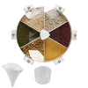 360 ROTATING 6-GRID CEREAL DISPENSER