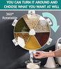 360 ROTATING 6-GRID CEREAL DISPENSER