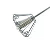 Semi-automatic Egg beater Manual Self Turning Stainless Steel Whisk Hand Mixer Blender Egg Tools