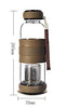 Detox Glass Water Bottle | Green Tea Infuser with Stainless Steel Strainer - 450 ml