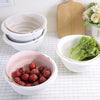 Multi-functional Drain Basket Plastic Double Layer Vegetable Washing Basket Portable Kitchen Fruit Basket Home Kitchen Storage
