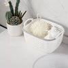 Storage Basket(Small) Office Plastic Storage Basket Desktop Finishing Box Cosmetics Debris Case Space Saving Basket