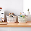 Storage Basket(Small) Office Plastic Storage Basket Desktop Finishing Box Cosmetics Debris Case Space Saving Basket