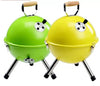 Outdoor Mini Portable Charcoal Bbq Grill - Round Temperature Adjustable