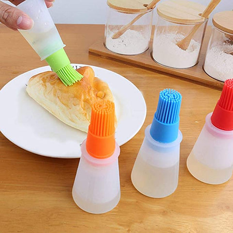 SILICONE OIL CAN WITH BRUSH