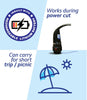 Wireless Automatic Water Dispenser Pump with inbuilt Rechargeable Battery for 20 Litre Can, Black
