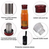 Green Tea Infuser Sport Sleeve Borosilicate Glass Tea Bottle with Stainless Steel Filter Basket Strainer Portable Teapot Green 550ml Bottle With Filter Brief Leak-proof Tea Water Drinkware -550ml