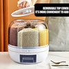 ROTATING CEREAL DISPENSER WITH TRAY