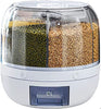 ROTATING CEREAL DISPENSER WITH TRAY