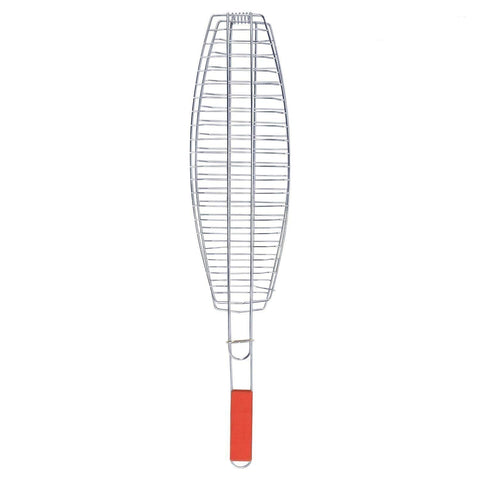Metal Stainless Steel BBQ Tools Fish Grill Outdoor Barbecue Grilling Clip Fish Rack BBQ Accessories Camping Barbecue Clip BBQ Fish Grill Barbecue Net Basket