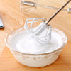 Semi-automatic Egg beater Manual Self Turning Stainless Steel Whisk Hand Mixer Blender Egg Tools