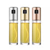 Set of 2 Stainless Steel Glass Olive Oil Sprayer | Oil Spray Bottle | Vinegar Bottle | Leak-proof Oil Dispenser | BBQ Kitchen Tools