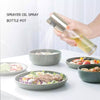 Set of 2 Stainless Steel Glass Olive Oil Sprayer | Oil Spray Bottle | Vinegar Bottle | Leak-proof Oil Dispenser | BBQ Kitchen Tools