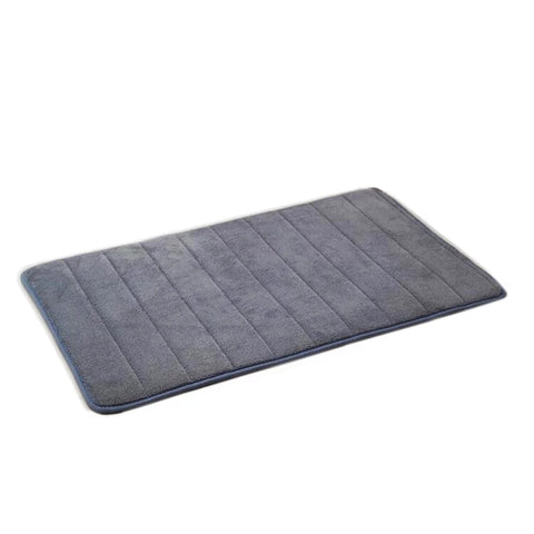 Microfiber Memory Foam Bath Mat Super Absorbent Comfortable Anti-slip Quickly Drying For Bathroom Floor Rug
