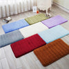 Microfiber Memory Foam Bath Mat Super Absorbent Comfortable Anti-slip Quickly Drying For Bathroom Floor Rug