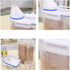 2kg Handheld Multipurpos Food Storage Container Rice Bucket Grain Storage Sealed Box with Measuring Cup Kitchen Portable Container Organizer