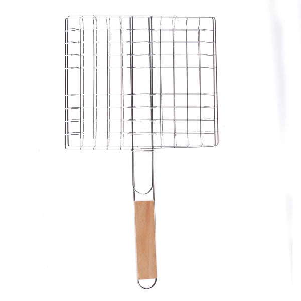 Metal Small Stainless Steel BBQ Tools Fish Grill Outdoor Barbecue Grilling Clip Fish Rack BBQ Accessories Camping Barbecue Clip BBQ Fish Grill Barbecue Net Basket