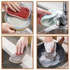 SCRUBBER WITH HANDLE 4PCS SET