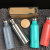 Personalised MyHomeCart Stainless Steel 304 Water Bottle - Single walled 750 ml