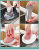 SCRUBBER WITH HANDLE 4PCS SET